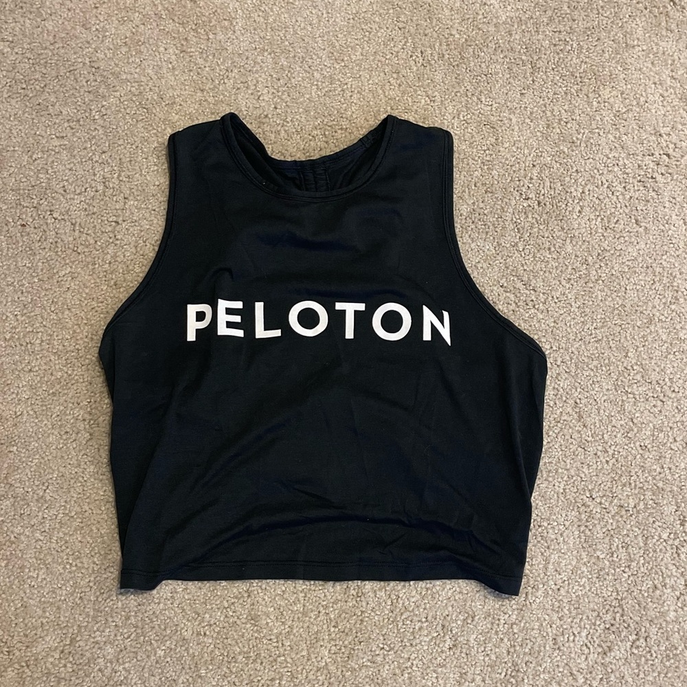 Peloton Lululemon first collab tank top with back sinch option
